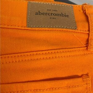 Abercrombie Kids Vibrant Orange Jeans